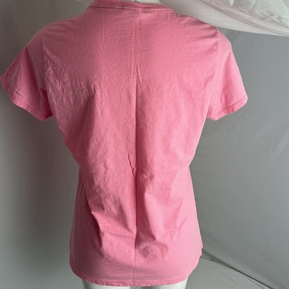 Port and Co Clemson University pink and orange logo t-shirt - Picture 4 of 11